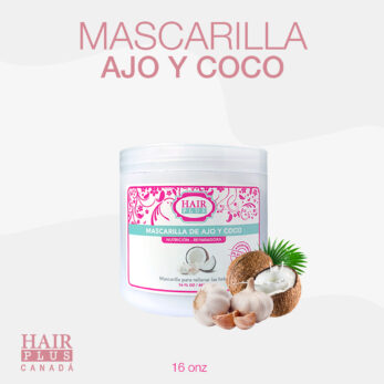 Mascarilla de Ajo y coco