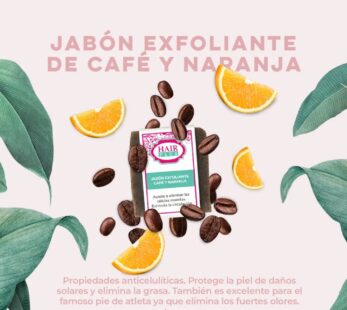 Jabón Exfoliante de Café y Naranja