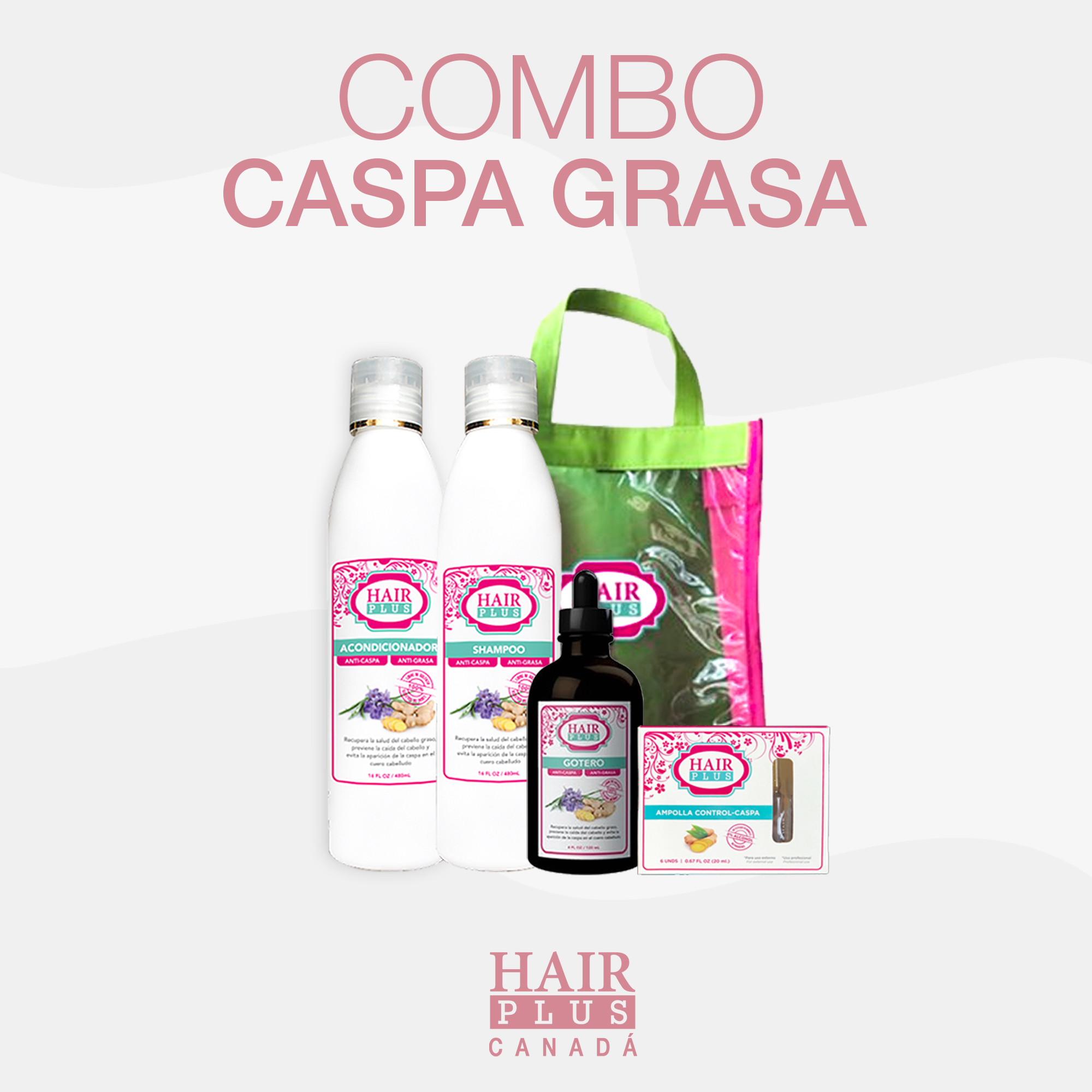 Combo para caspa - grasa