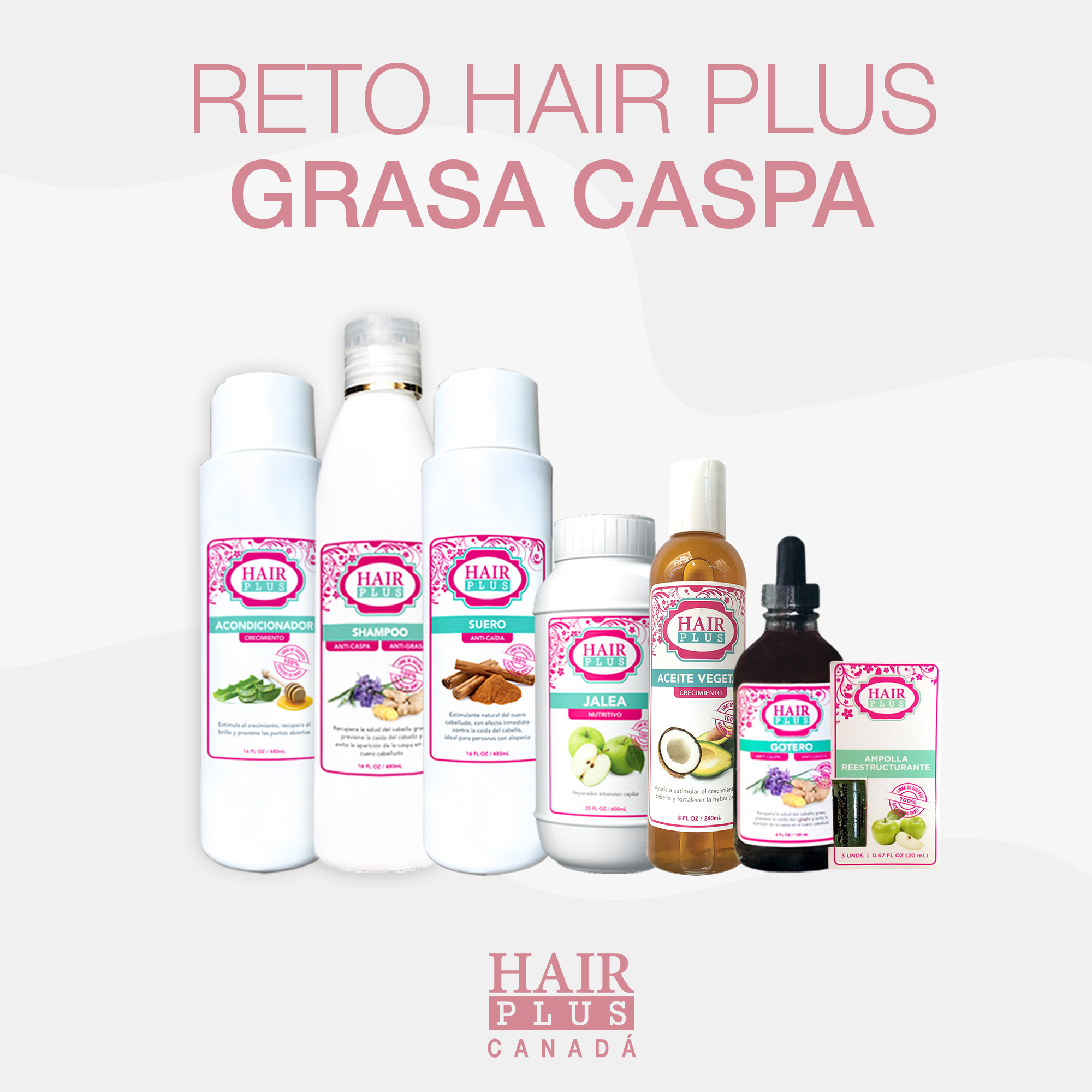 Reto hair plus caspa-grasa