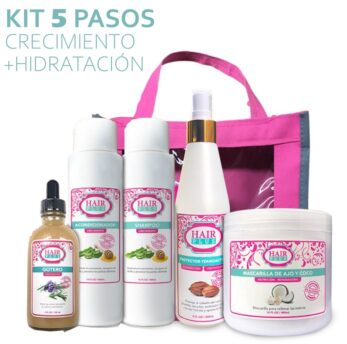 KIT 5 PASOS CRECIMIENTO + HIDRATACION